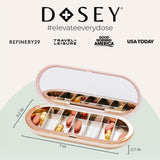 Dosey Compact 28 pilules par semaine, facilité d’utilisation en voyage