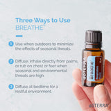 doTERRA Breathe diffusion nocturne pour une nuit plus reposante.