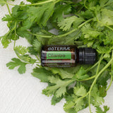 DoTERRA coriandre huile essentielle pour cuisiner et relever les plats
