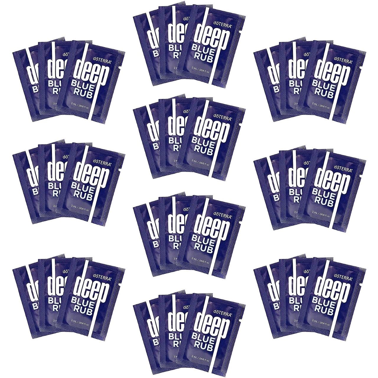 doTERRA Deep Blue Rub échantillon 2 ml: soulagement ciblé pour les muscles.