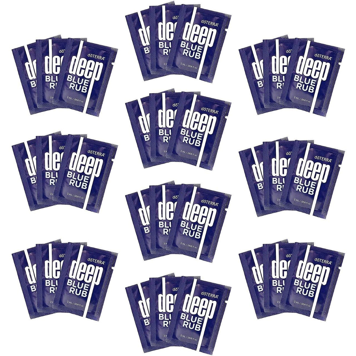 doTERRA Deep Blue Rub échantillon 2 ml: soulagement ciblé pour les muscles.