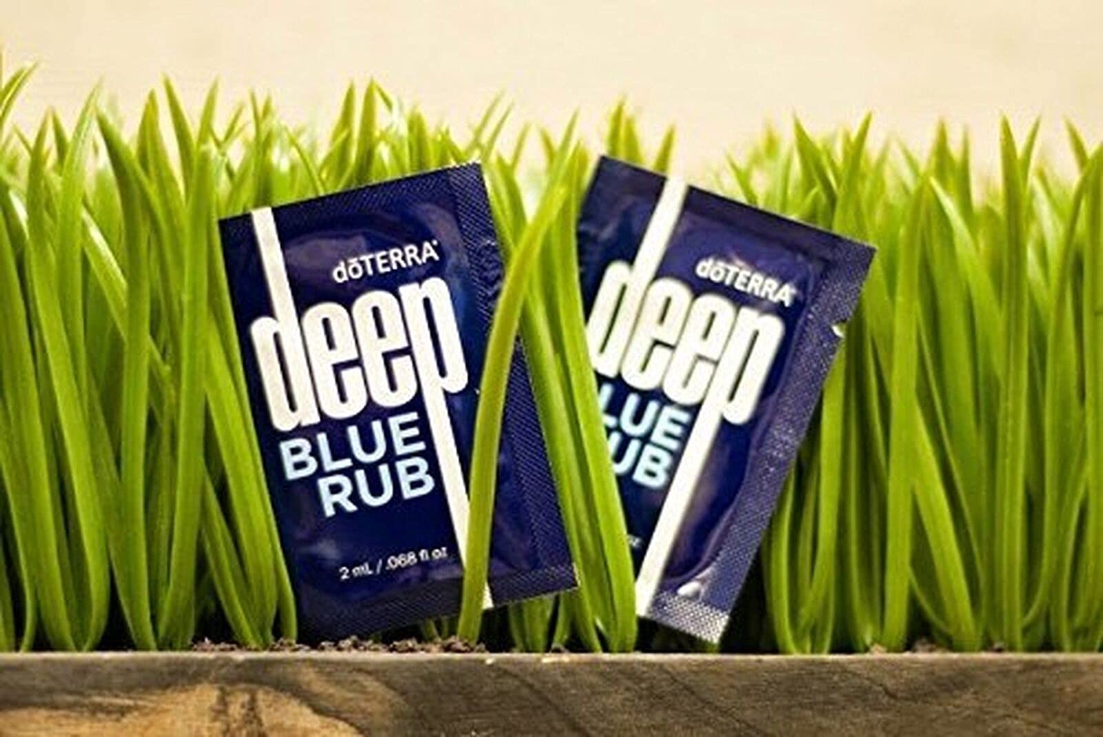 doTERRA Deep Blue Rub hydratant peau: texture non grasse et hydratante.