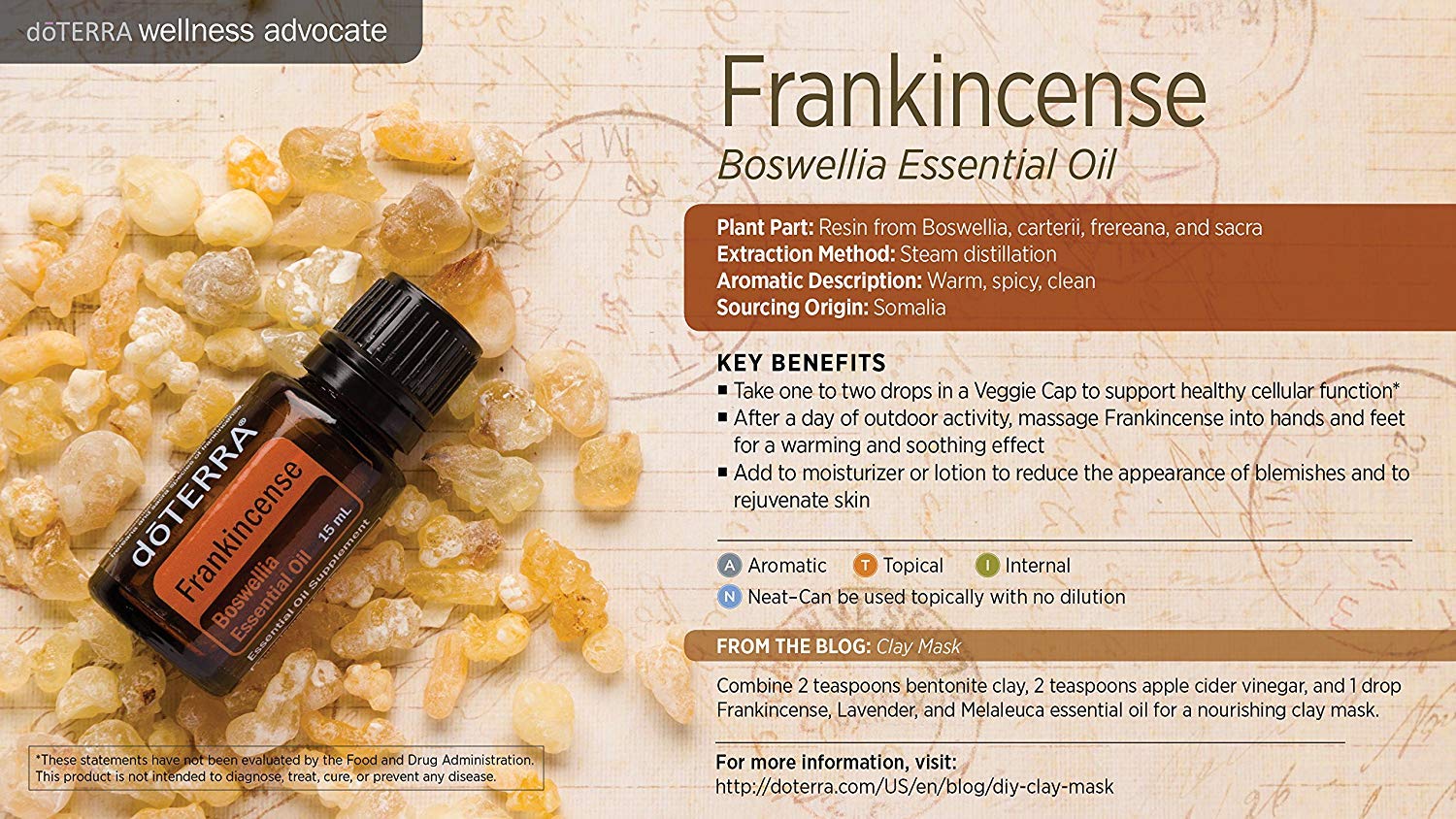 doTERRA Frankincense, soin peau, rituel quotidien pour nourrir et clarifier