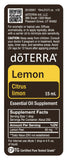 doTERRA Lemon emballage – conditionnement attrayant prêt à offrir