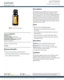 doTERRA Lemon pipette – gouttes controlées pour usage aromatique