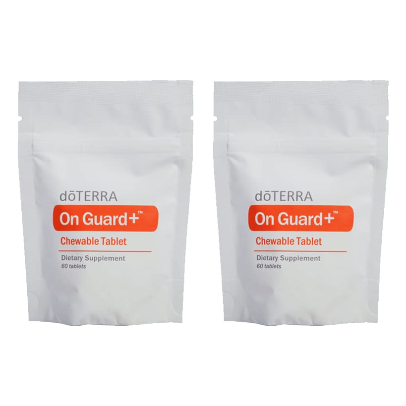 doTERRA On Guard+ comprimés à mâcher, duo pratique pour soutenir l'immunité au quotidien.
