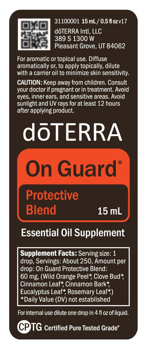 doTERRA On Guard: parfum d'ambiance cuisine pour une touche épicée.
