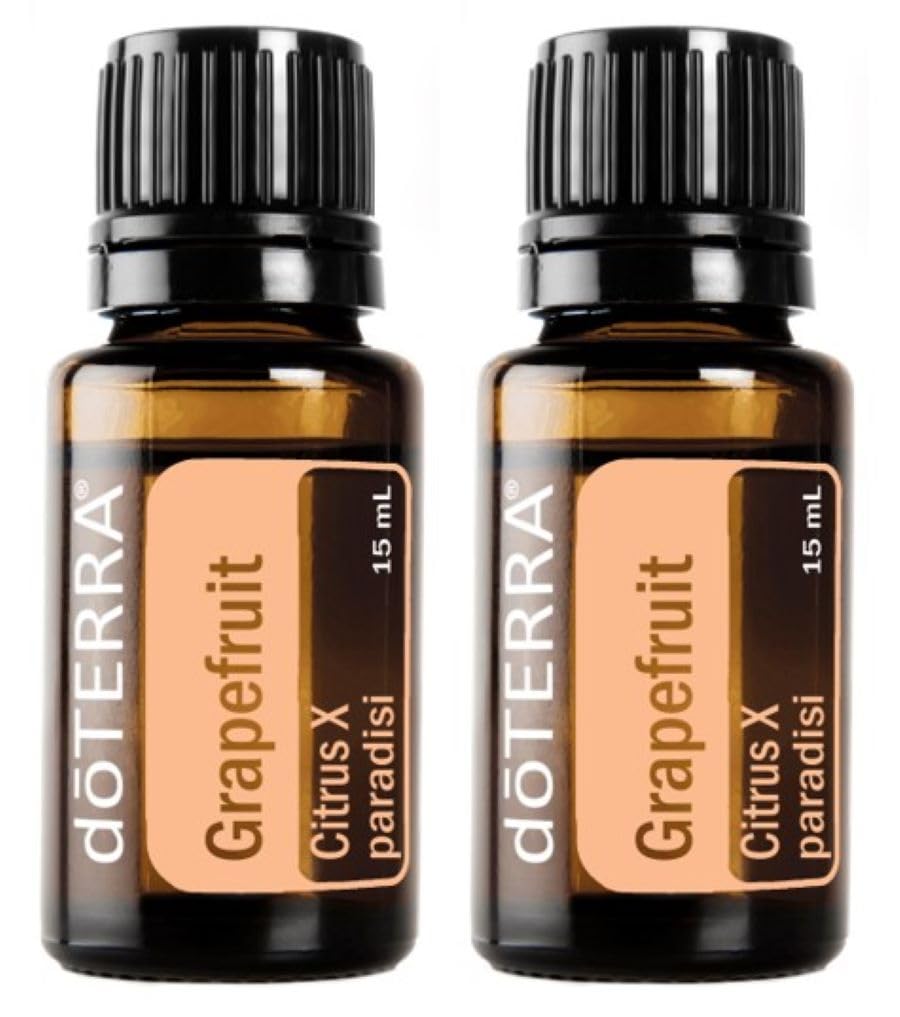 doTERRA Pamplemousse flacon 15 ml, arôme frais pour diffusion.