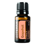doTERRA pamplemousse, flacon 15 ml, huile énergisante et purifiante pour la peau et l'humeur