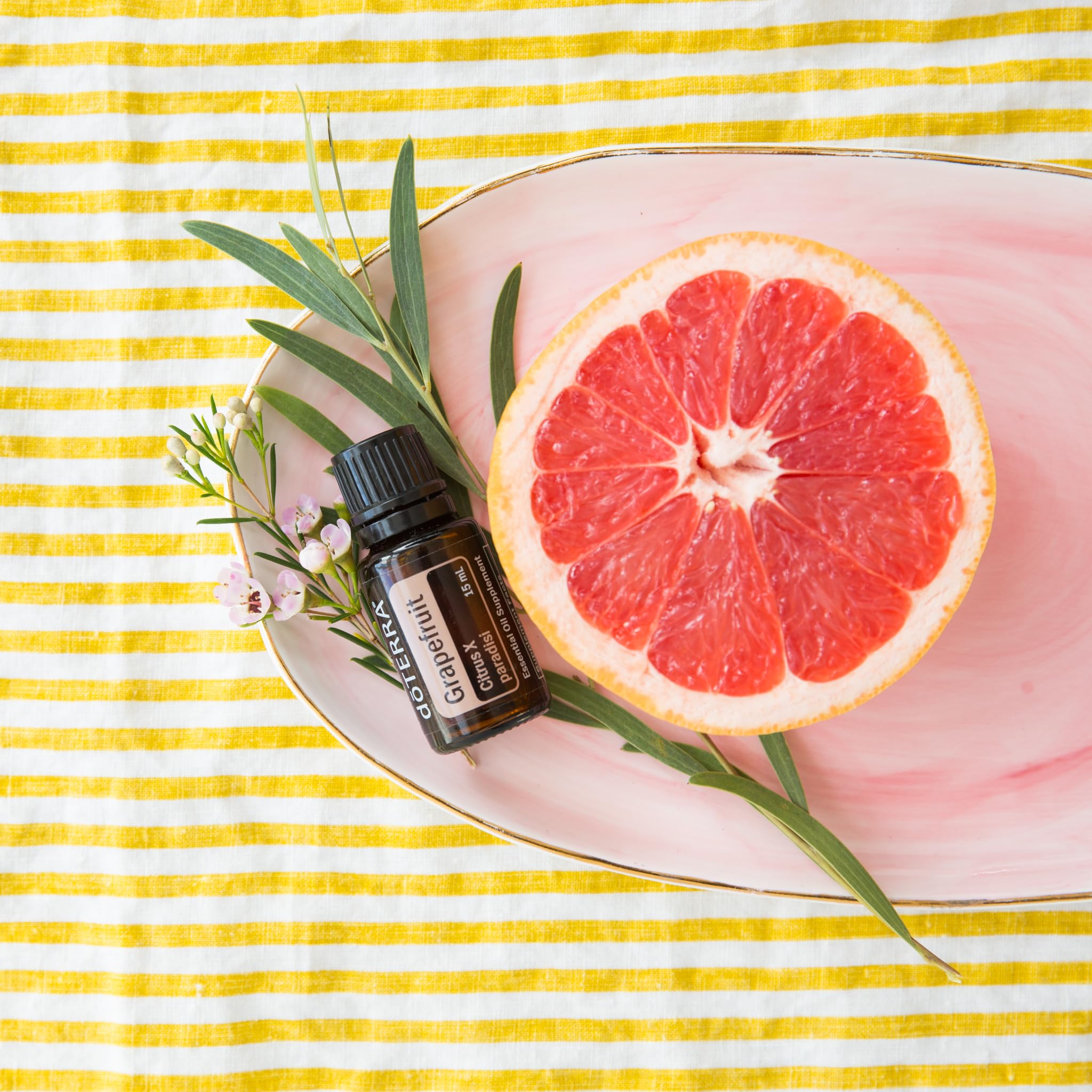 doTERRA Pamplemousse soin quotidien, aromathérapie légère pour le rituel beauté.