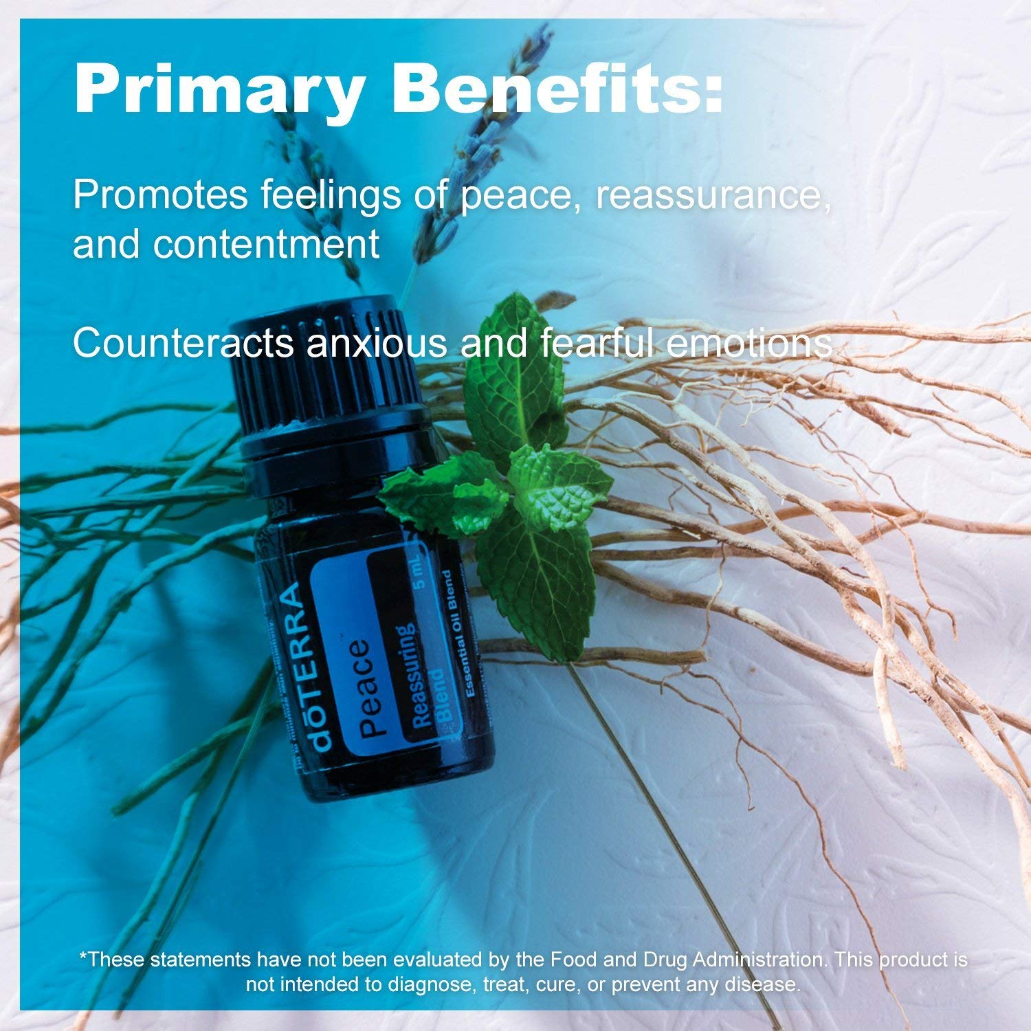 doTERRA Peace, ambiance zen, utile en diffusion ou application locale pour le calme.