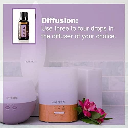 doTERRA Serenity arôme calmant installe une sensation de sérénité dans la pièce.