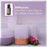 doTERRA Serenity arôme calmant installe une sensation de sérénité dans la pièce.
