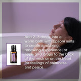 doTERRA Serenity rituel quotidien, idéal avant le coucher pour un esprit apaisé.