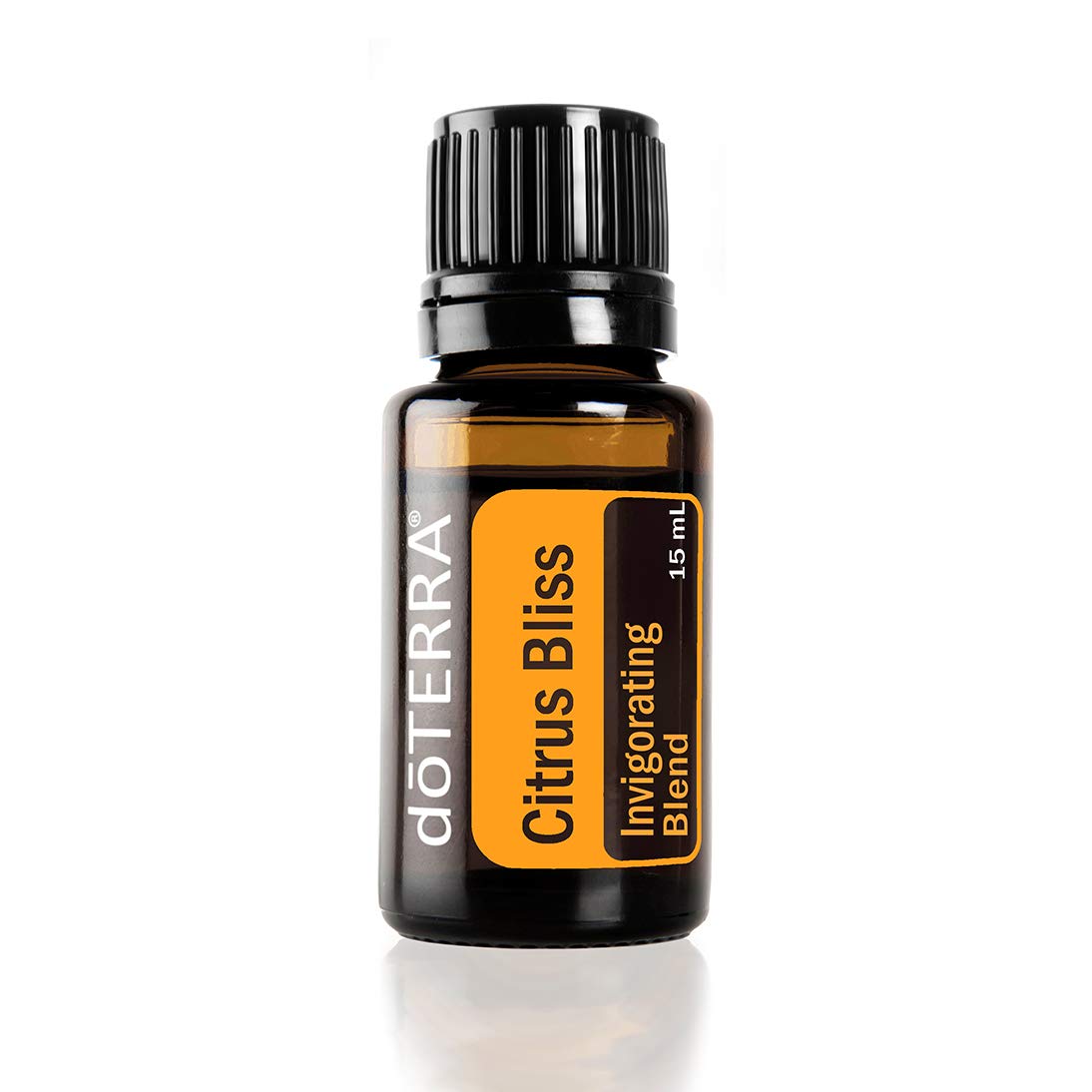 doTERRA Citrus Bliss, flacon 15 ml prêt à diffuser, ambiance dynamique.