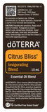 doTERRA Citrus Bliss - bouteille-sur-table, parfaite pour un rituel aromatique quotidien.