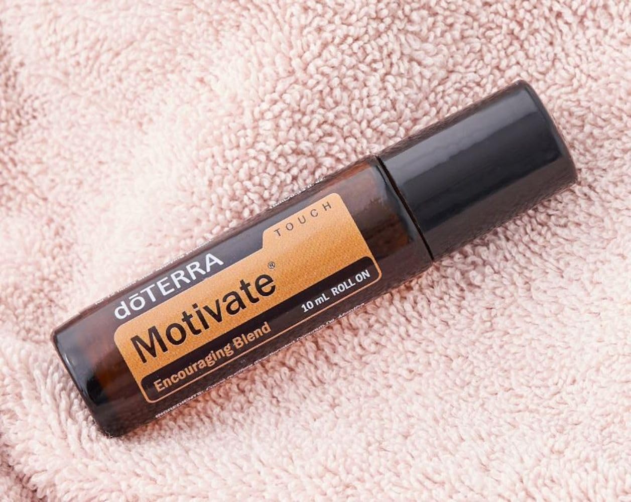 doTERRA Motivate Touch – Profil menthe et agrumes pour clarté mentale.