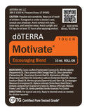 doTERRA Motivate Touch – Routine matinale facile avec motivation douce.