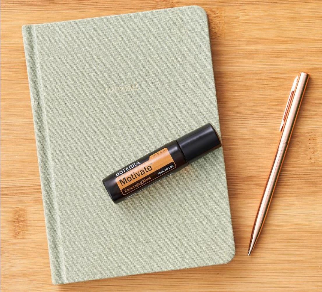 doTERRA Motivate Touch – Support huileux léger, application en déplacement.