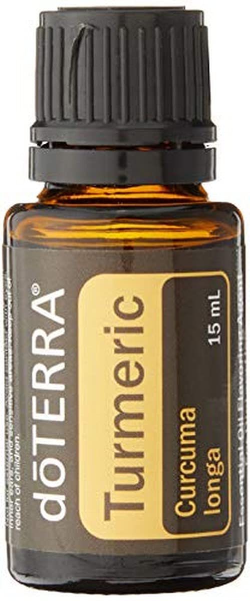 doTERRA Turmeric huile essentielle bouteille 15 ml, arôme chaleureux prêt à l'emploi