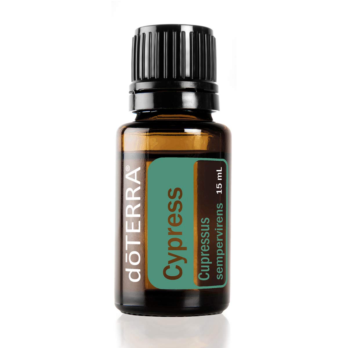 doTERRA cyprès - bouteille d'huile essentielle 15 ml, usage revitalisant et soin de la peau grasse.
