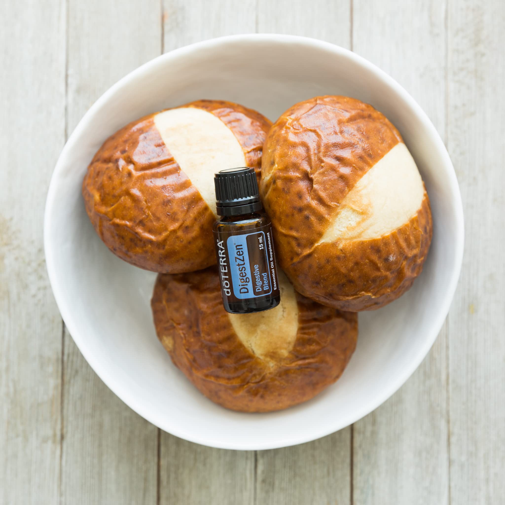 doTERRA DigestZen ingrédients clés: gingembre et menthe, arômes naturels