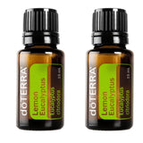 doTERRA Lemon Eucalyptus: bouteille du lot deux prête à rafraîchir l’air et nettoyer les surfaces
