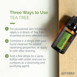 diffusion doTERRA Melaleuca purifiant l'ambiance grâce à un arôme herbacé