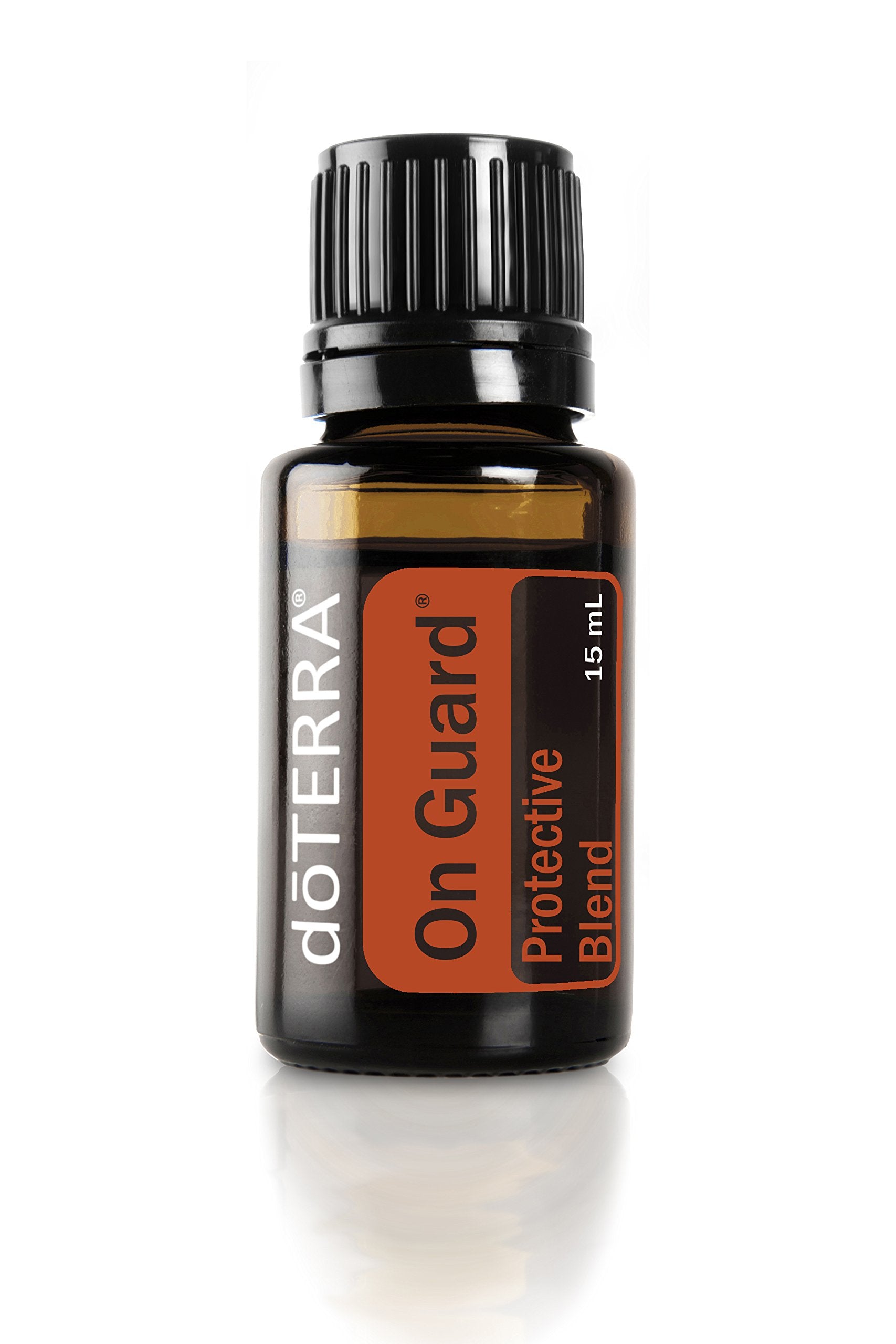 doTERRA On Guard: bouteille 15 ml prête à l'emploi, parfum épicé et frais.