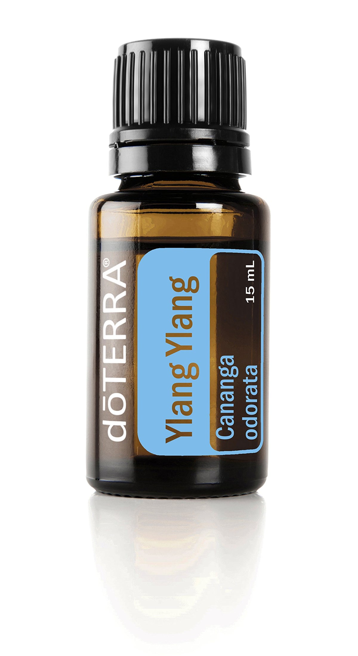 doTERRA Ylang Ylang 15 ml, bouteille, parfum floral relaxant pour aromathérapie quotidienne.