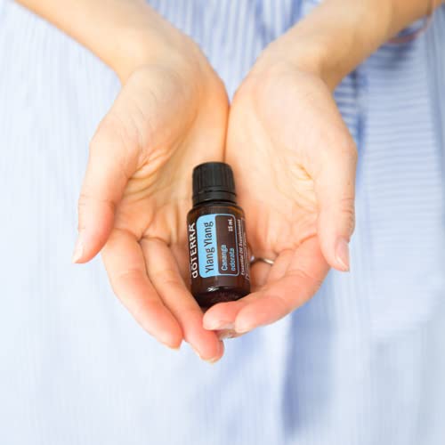 doTERRA Ylang Ylang vapeur visage, aromathérapie hydratante et apaisante.
