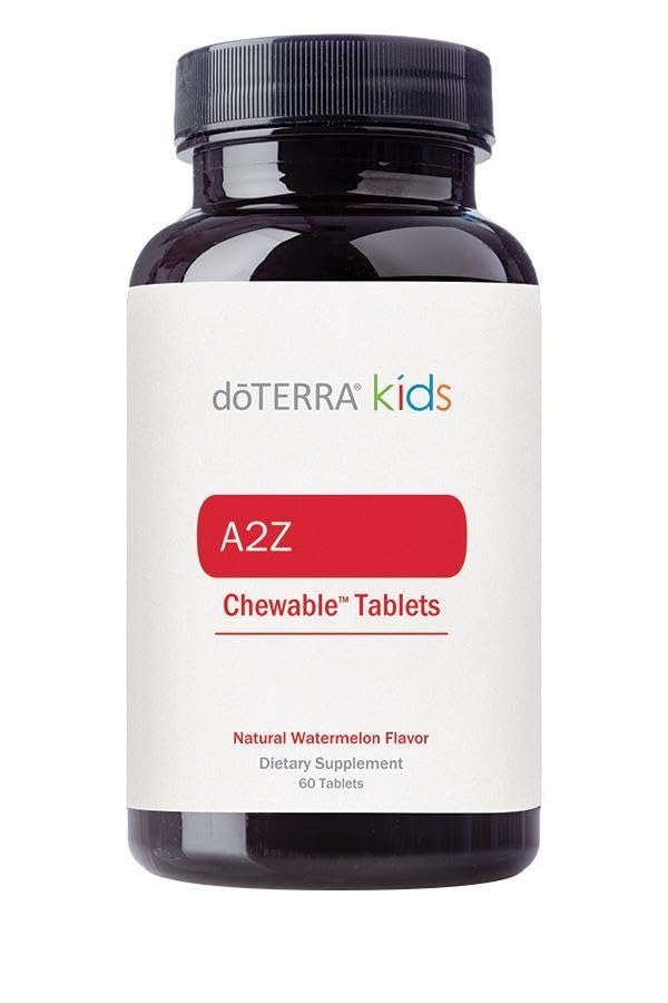 doTERRA a2z chewable dans une bouteille, soutien nutritionnel quotidien