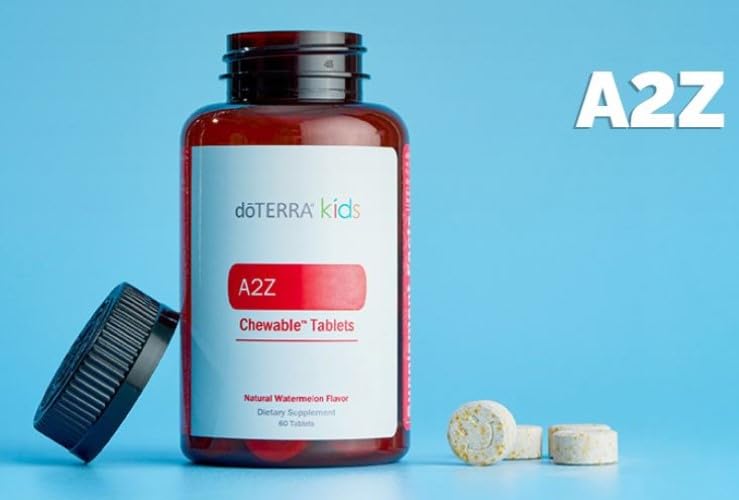 doTERRA a2z chewable tablettes goût pastèque, faciles à mâcher
