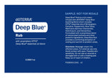 doTERRA Deep Blue Rub échantillon – transport facile, enveloppe hydratante et apaisante.