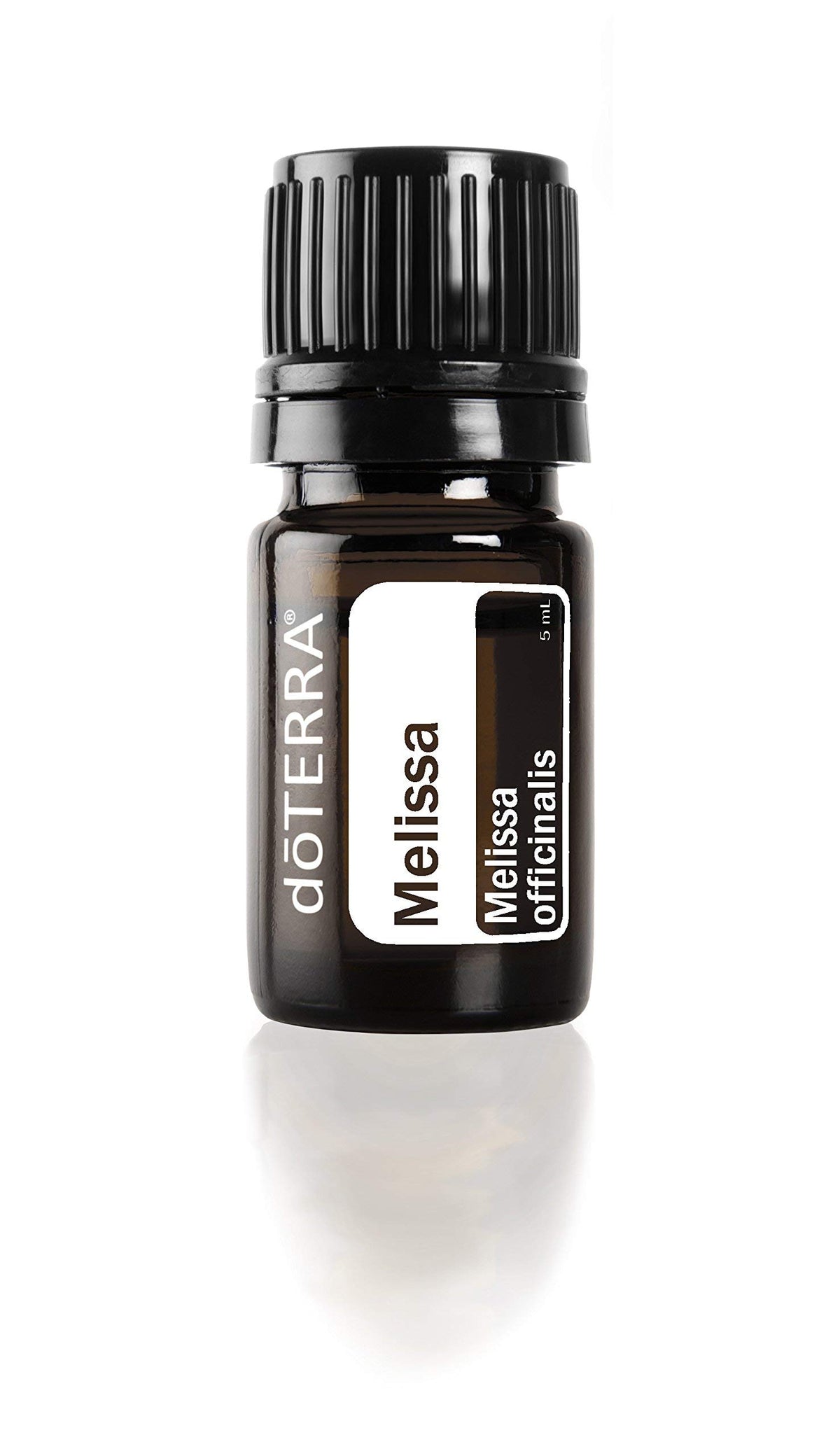 doTERRA Melissa huile essentielle 5 ml, parfum citronné, utilisations aromatiques douces et culinaires.