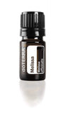 doTERRA Melissa huile essentielle 5 ml, parfum citronné, utilisations aromatiques douces et culinaires.