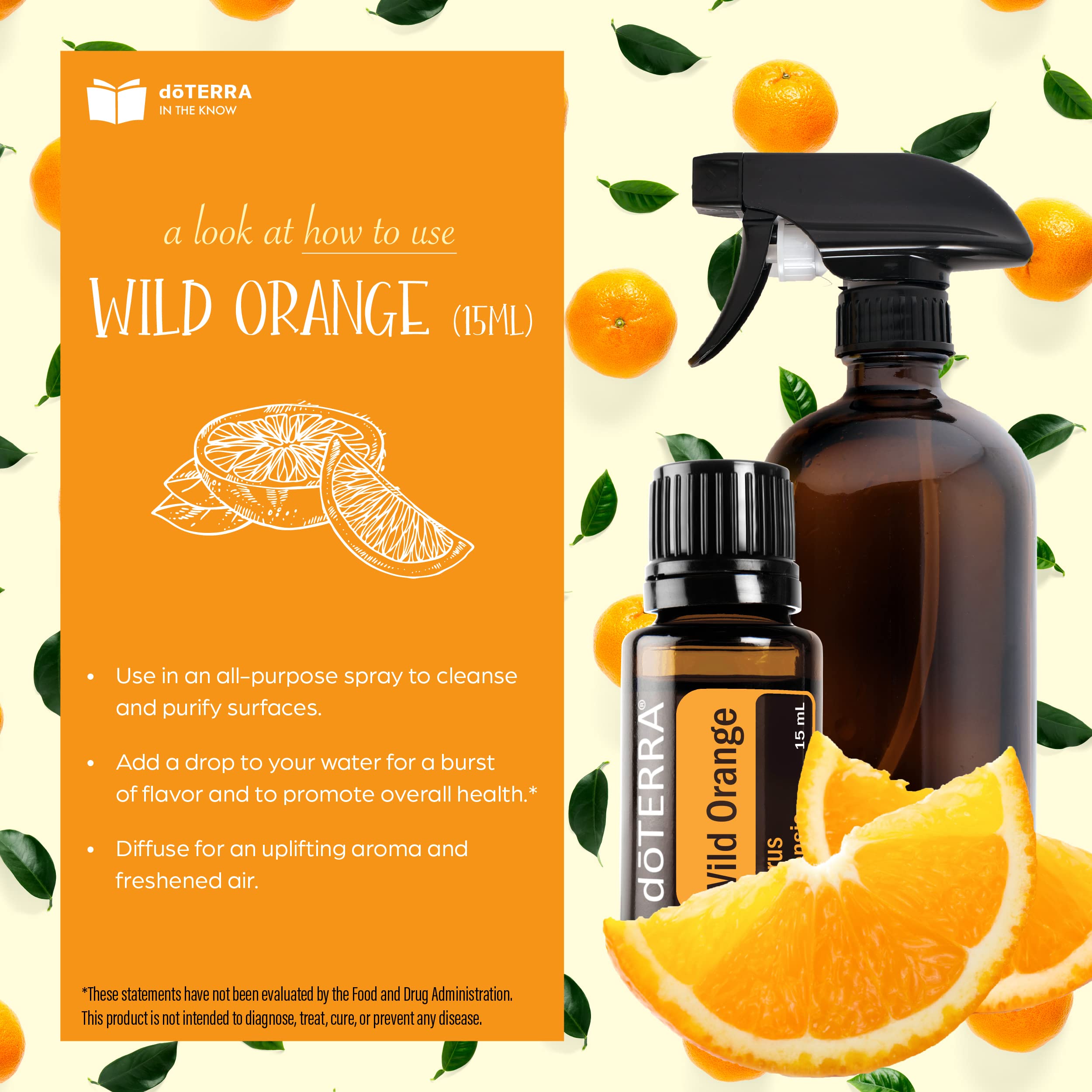 doTERRA Orange Sauvage – diffusion d'ambiance rafraîchissante
