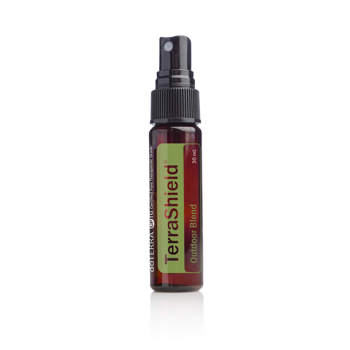 doTERRA TerraShield, bouteille-pulvérisateur extérieur, protège lors des activités en plein air