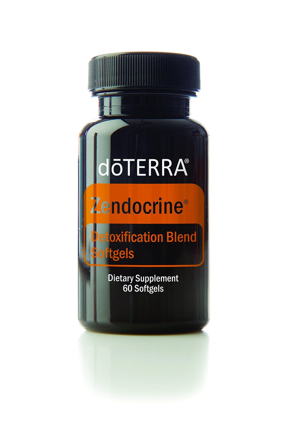 doTERRA Zendocrine, capsules molles en bouteille, pour soutenir la détoxification et une fonction hépatique saine.