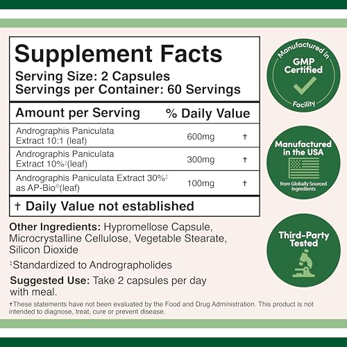 Double Wood Andrographis Max – capsules faciles à prendre au quotidien