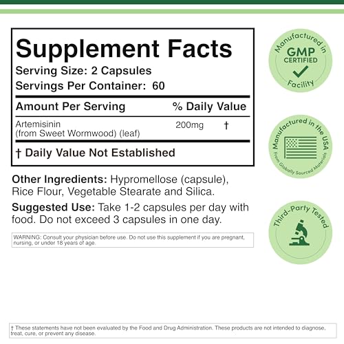 Double Wood Artemisinin: soutien potentiel du système immunitaire grâce à une dose quotidienne.