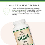 Double Wood Chaga: tests tiers indépendants assurant traçabilité et pureté.
