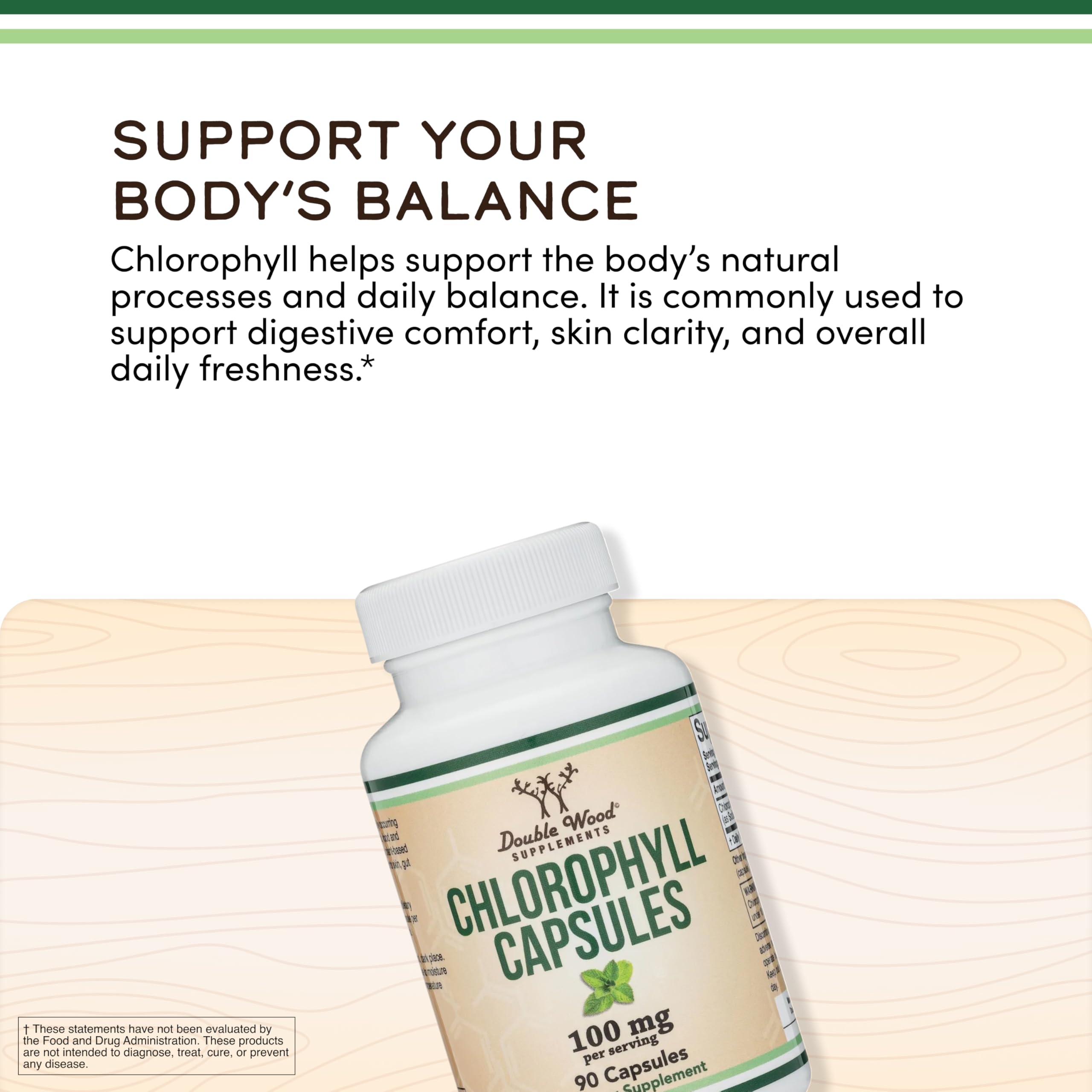 Double Wood Chlorophylle : flacon au rendu visuel riche et naturel