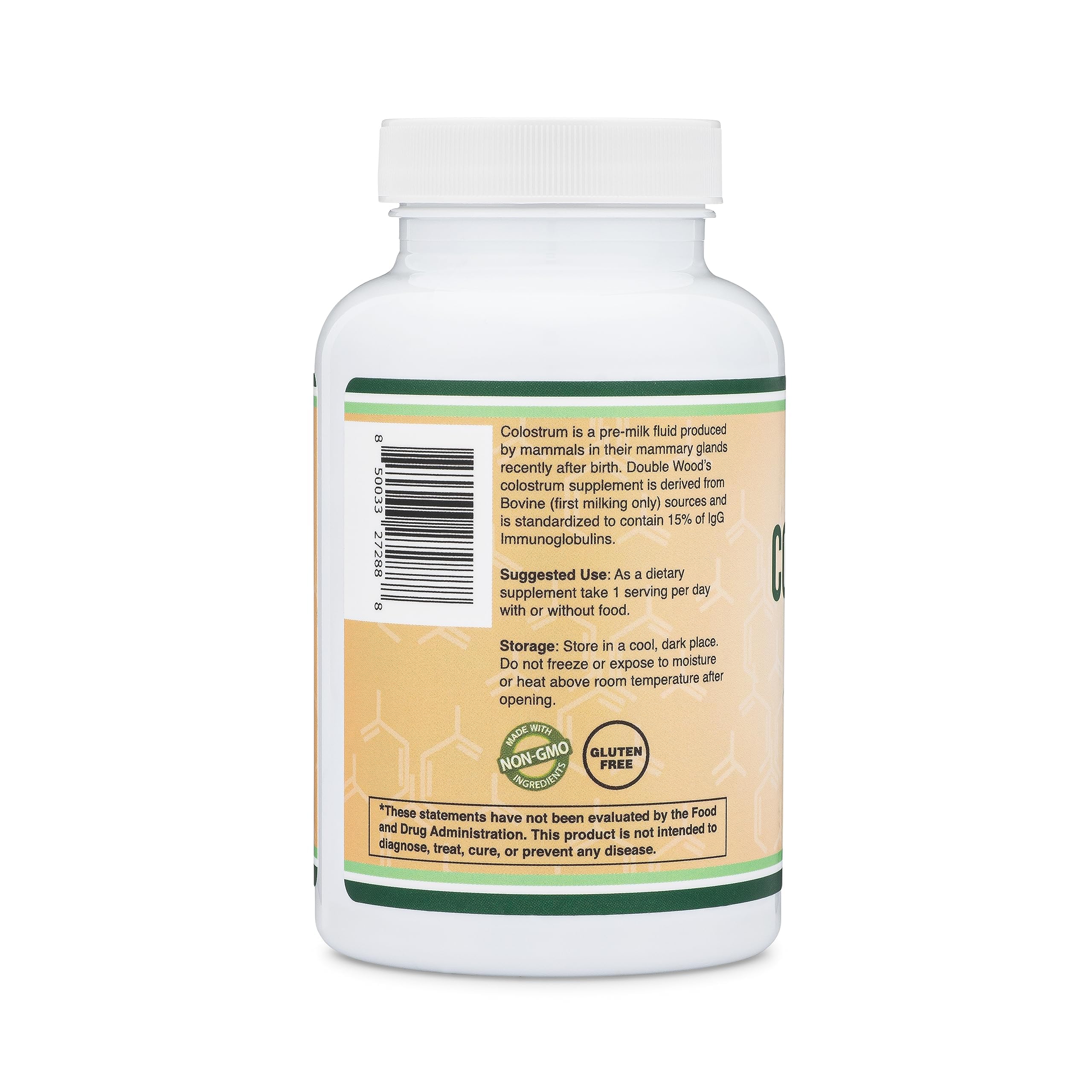 Double Wood Colostrum: sans OGM et sans gluten