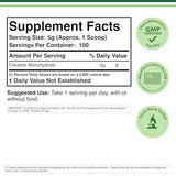 Double Wood Creatine Monohydrate – cuillère-dose: dose précise pour chaque entraînement.