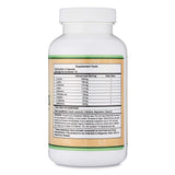 Double Wood Essential Amino Acides : capsules visibles, soutien à la synthèse protéique.