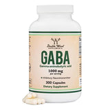 GABA Double Wood: bouteille et etiquette, soutien au calme potentiel