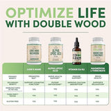 Double Wood Glucosamine Chondroitine - dose triple pour le soutien articulaire