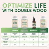 Double Wood Alpha Lipoique Acide – étiquette végétalienne et sans gluten pour régimes