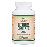 Présentation de l'emballage Lithium Orotate Double Wood.